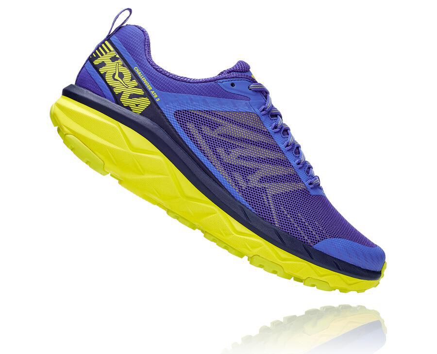 Hoka One One Trail Schoenen Heren - Challenger Atr 5 - Blauw/Groen - BH8736920